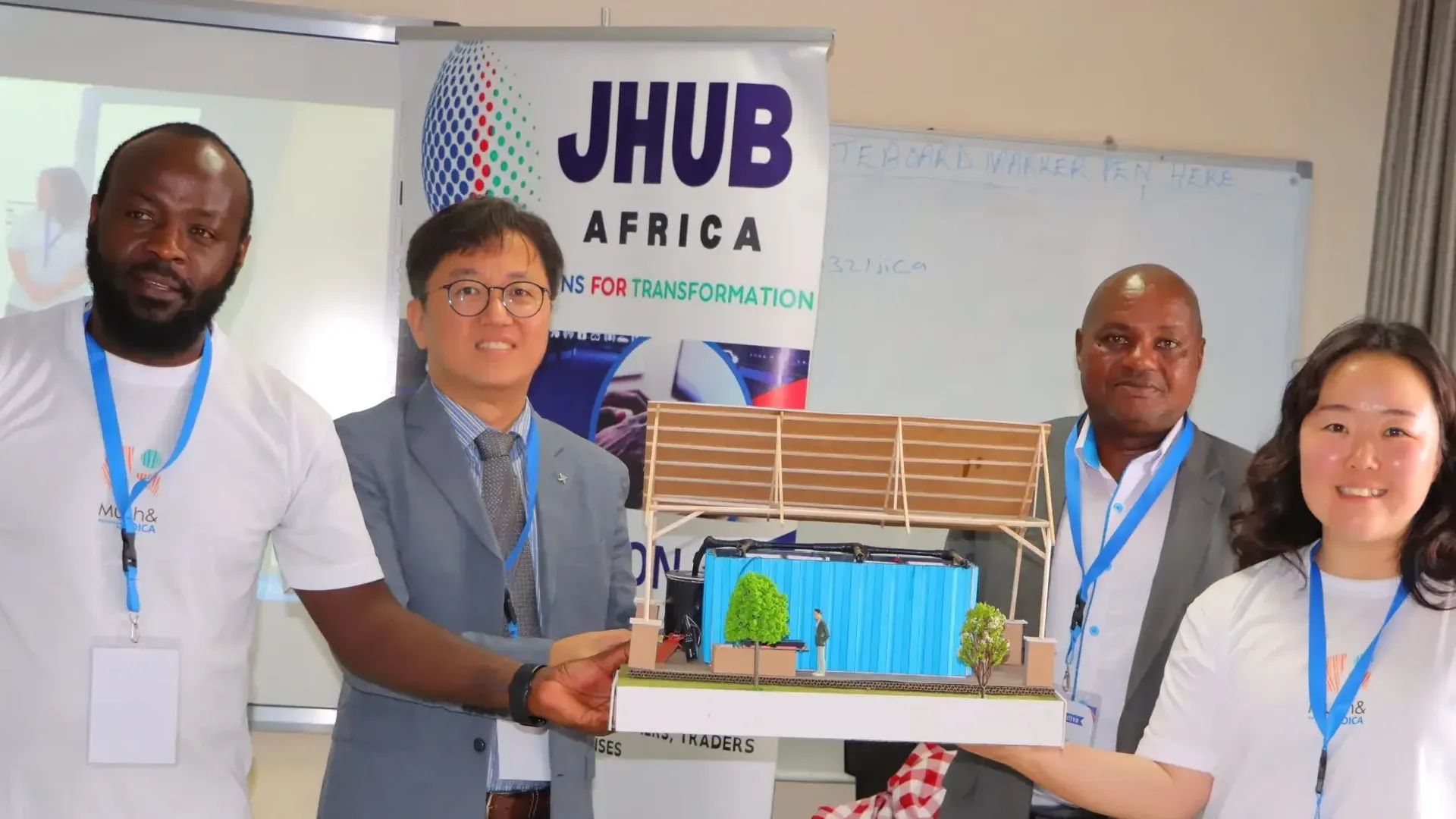 JKUAT innovators presenting a commercialization project